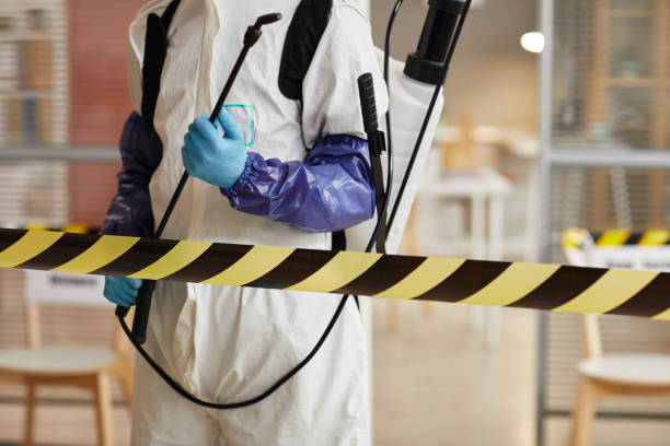 Professional Biohazard Cleanup technician working in Crook, CO